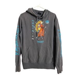 DragonballZ Grunge Sweatshirt Fleece Pullover Hoodie Distressed Thrashed Medium